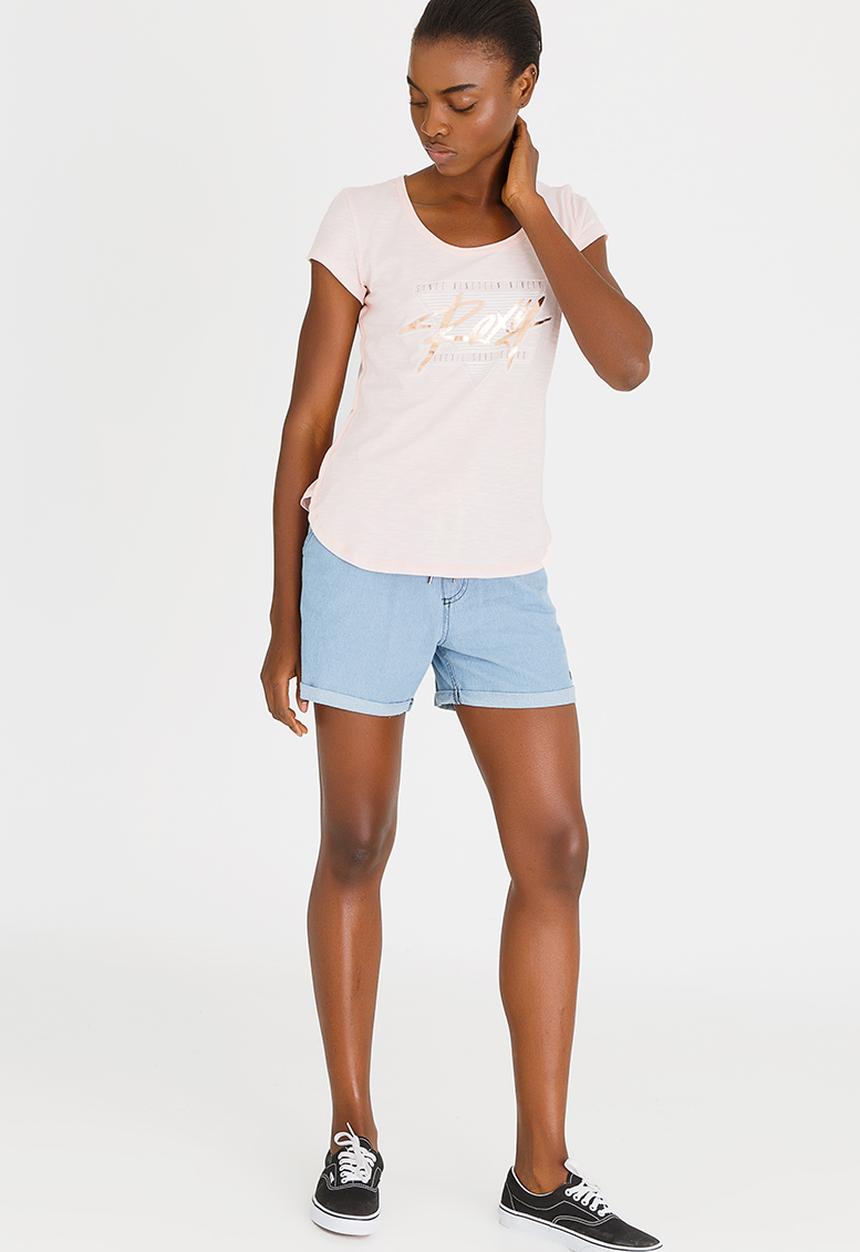 Roxy - Fringe Tee Pale Pink