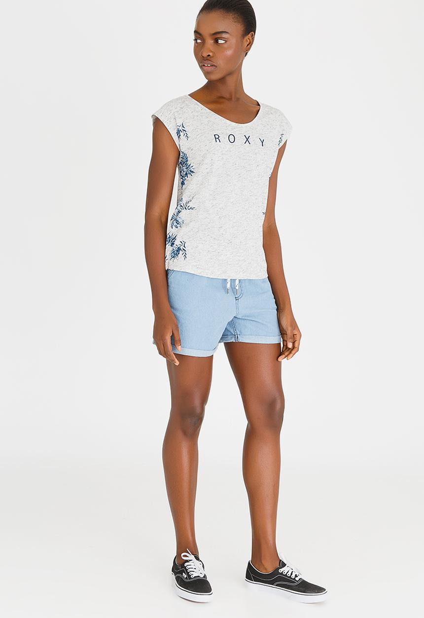 Roxy - Croco Island Tee Off White
