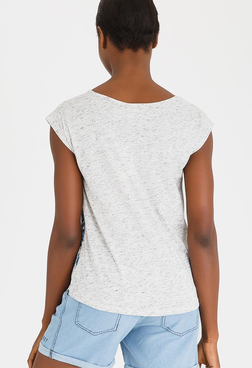 Roxy - Croco Island Tee Off White