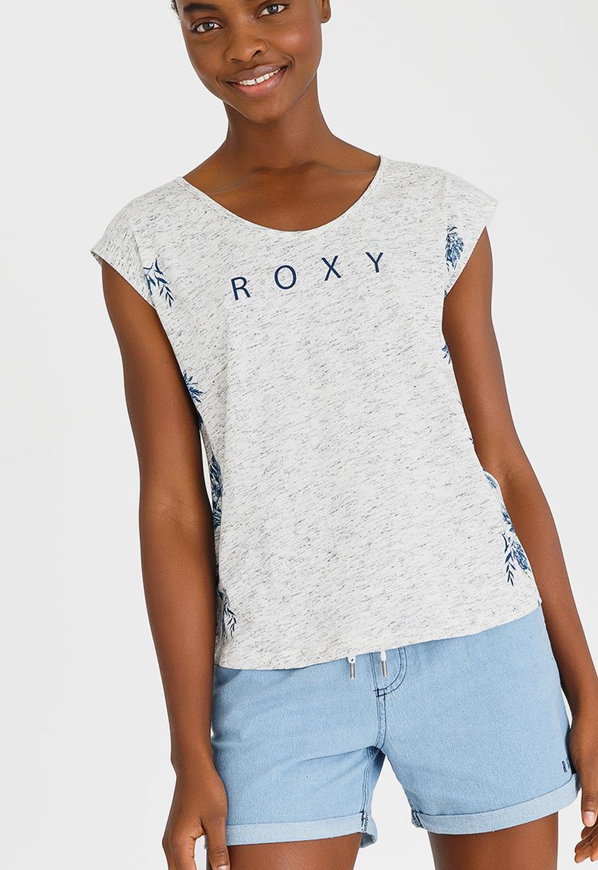Roxy - Croco Island Tee Off White