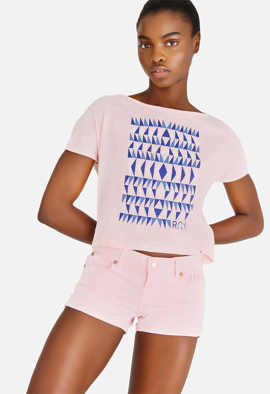 Roxy - Zip Crop Top Multi-colour