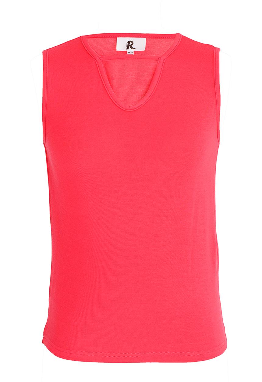 Rebel Republic - V-neck Knit Top Coral