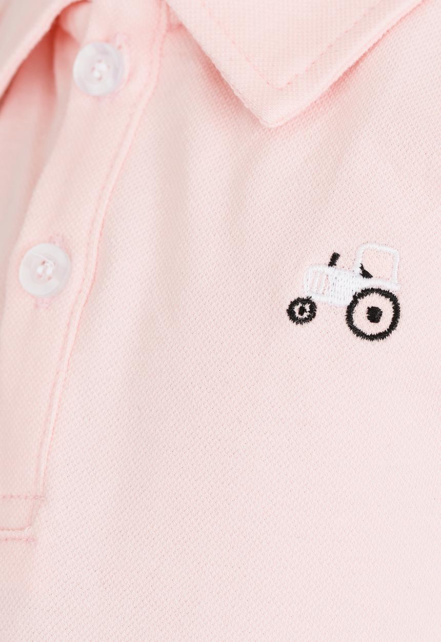 Pop Candy - Polo Tee Mid Pink
