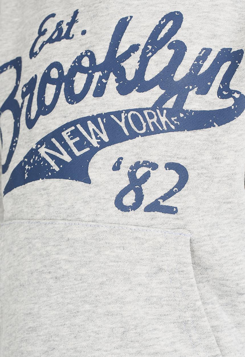 Pop Candy - Printed Hoodie Grey