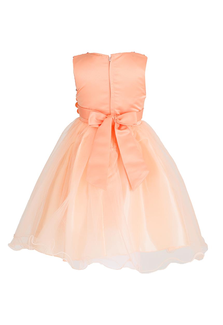 Pop Candy - Sequin Tulle Dress Coral