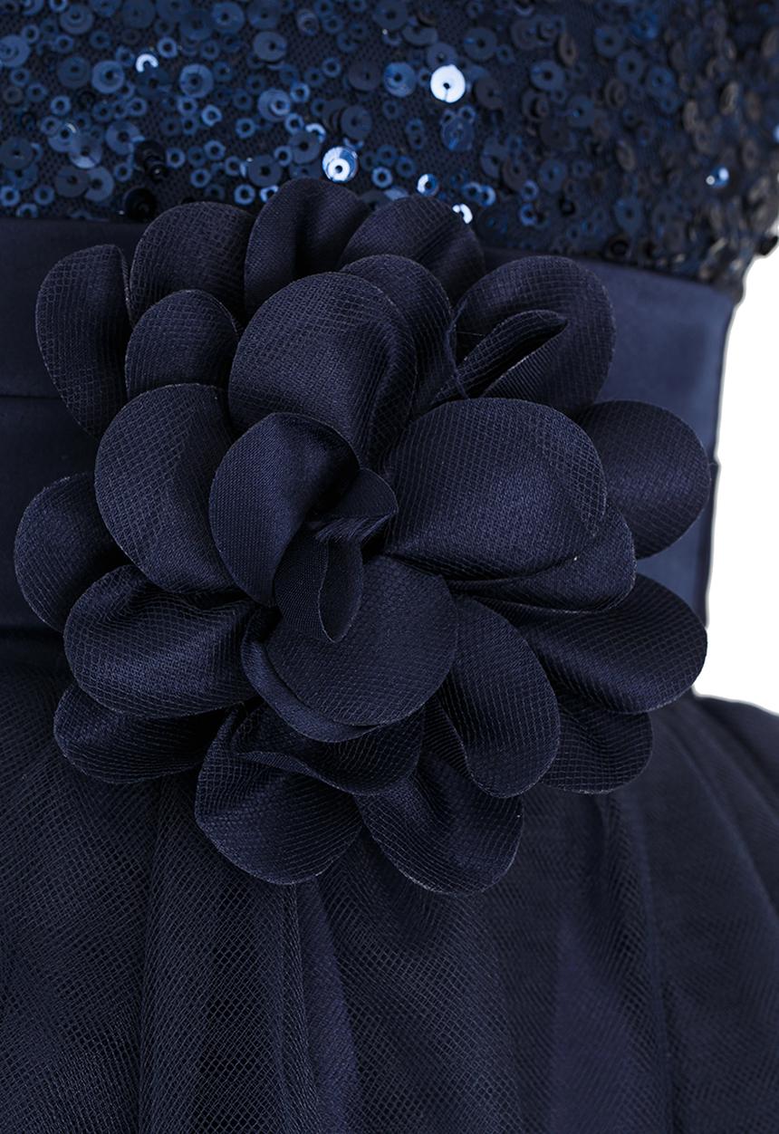Pop Candy - Sequin Tulle Dress Navy