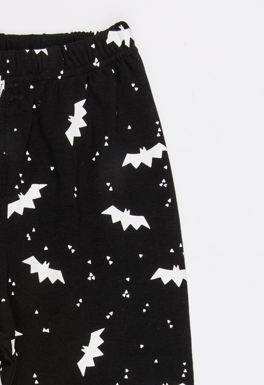 Pop Candy - Printed Joggers Black