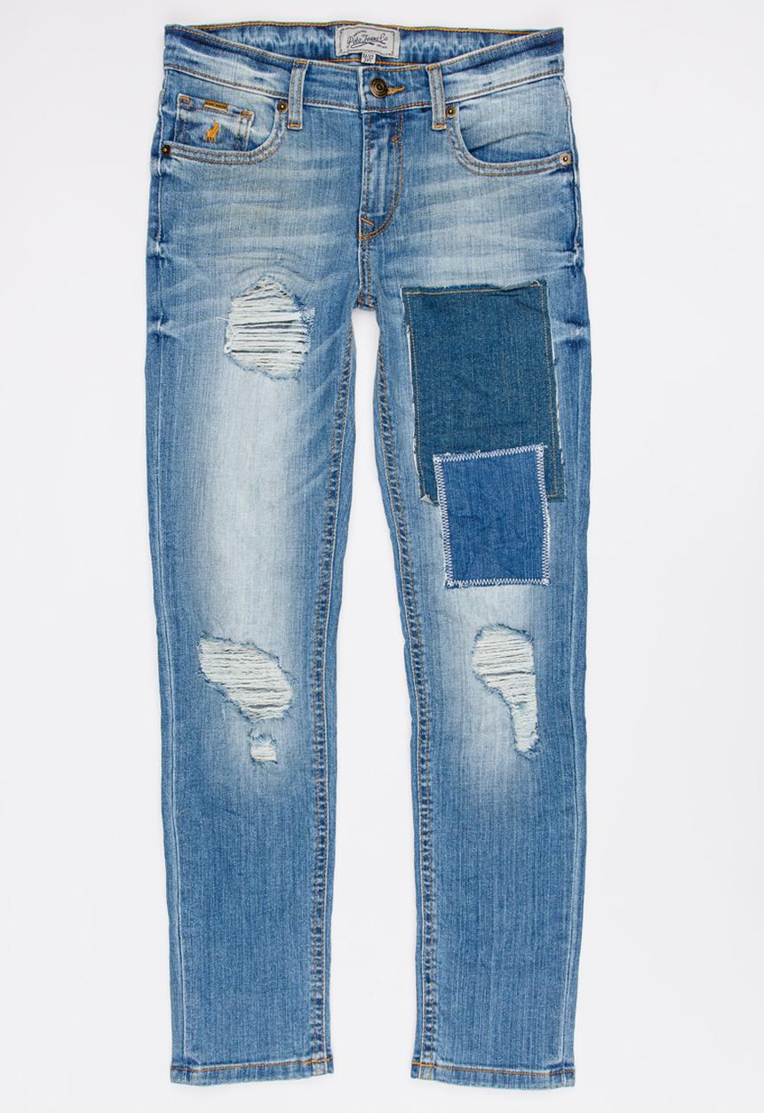 POLO - Patch Skinny Leg Multi-colour