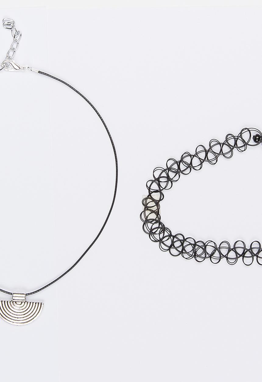 Jewels and Lace - Chocker Twinpack Black