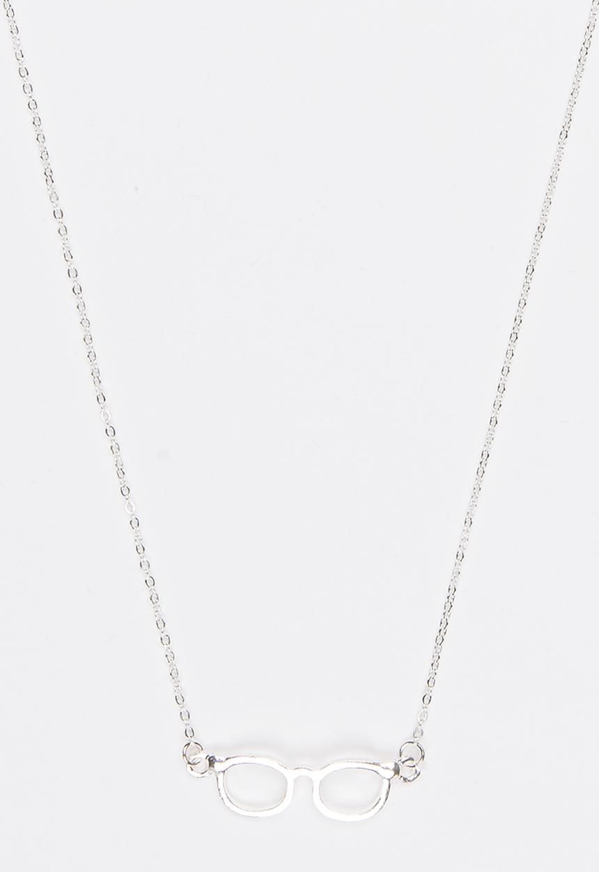 Jewels and Lace - Sunglasses Necklace Silver