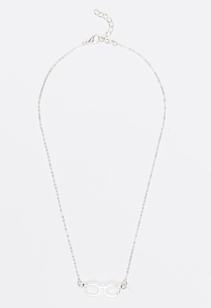 Jewels and Lace - Sunglasses Necklace Silver