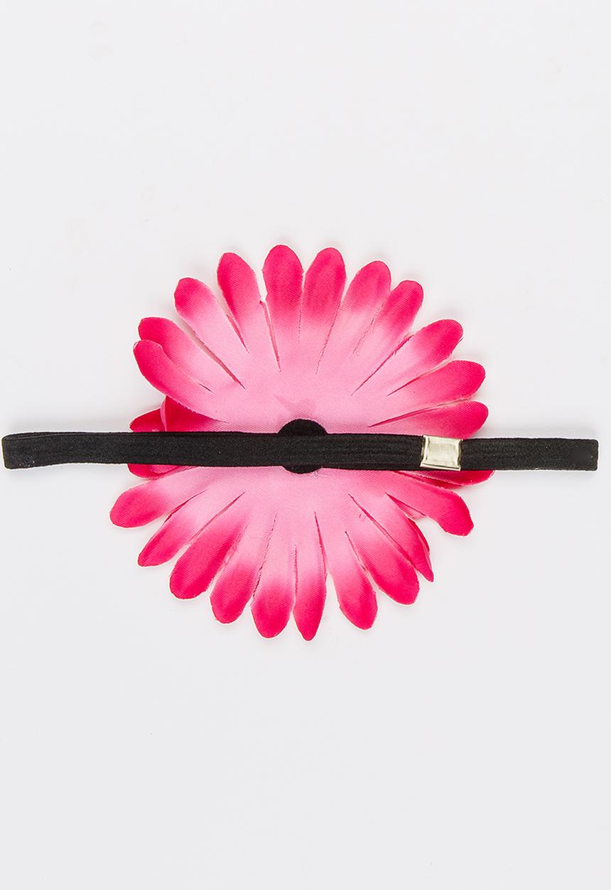 Jewels and Lace - Flower Headband Dark Pink