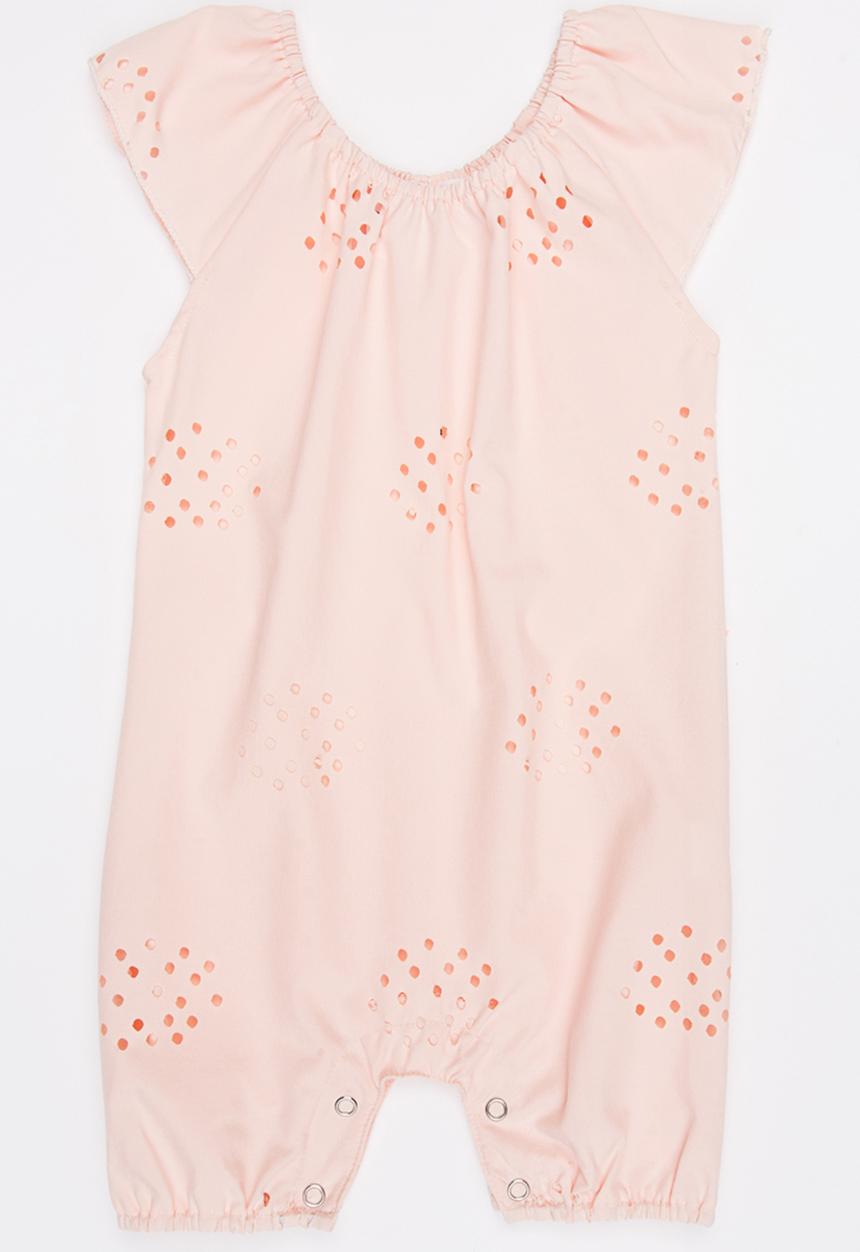Pop Candy - Anglaise Romper Peach