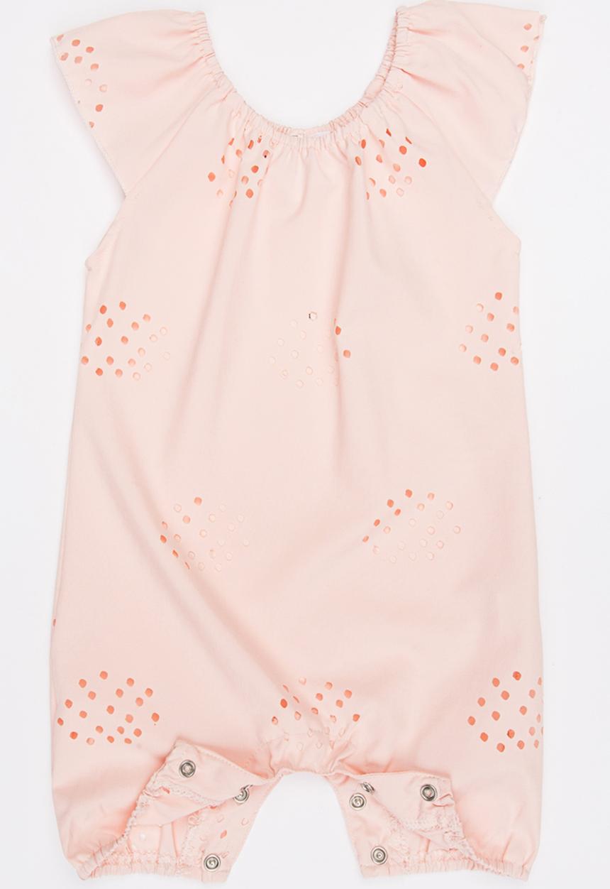 Pop Candy - Anglaise Romper Peach