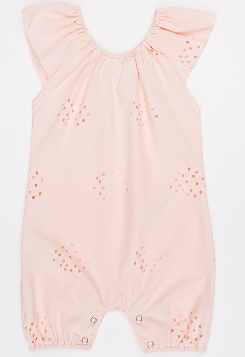 Pop Candy - Anglaise Romper Peach