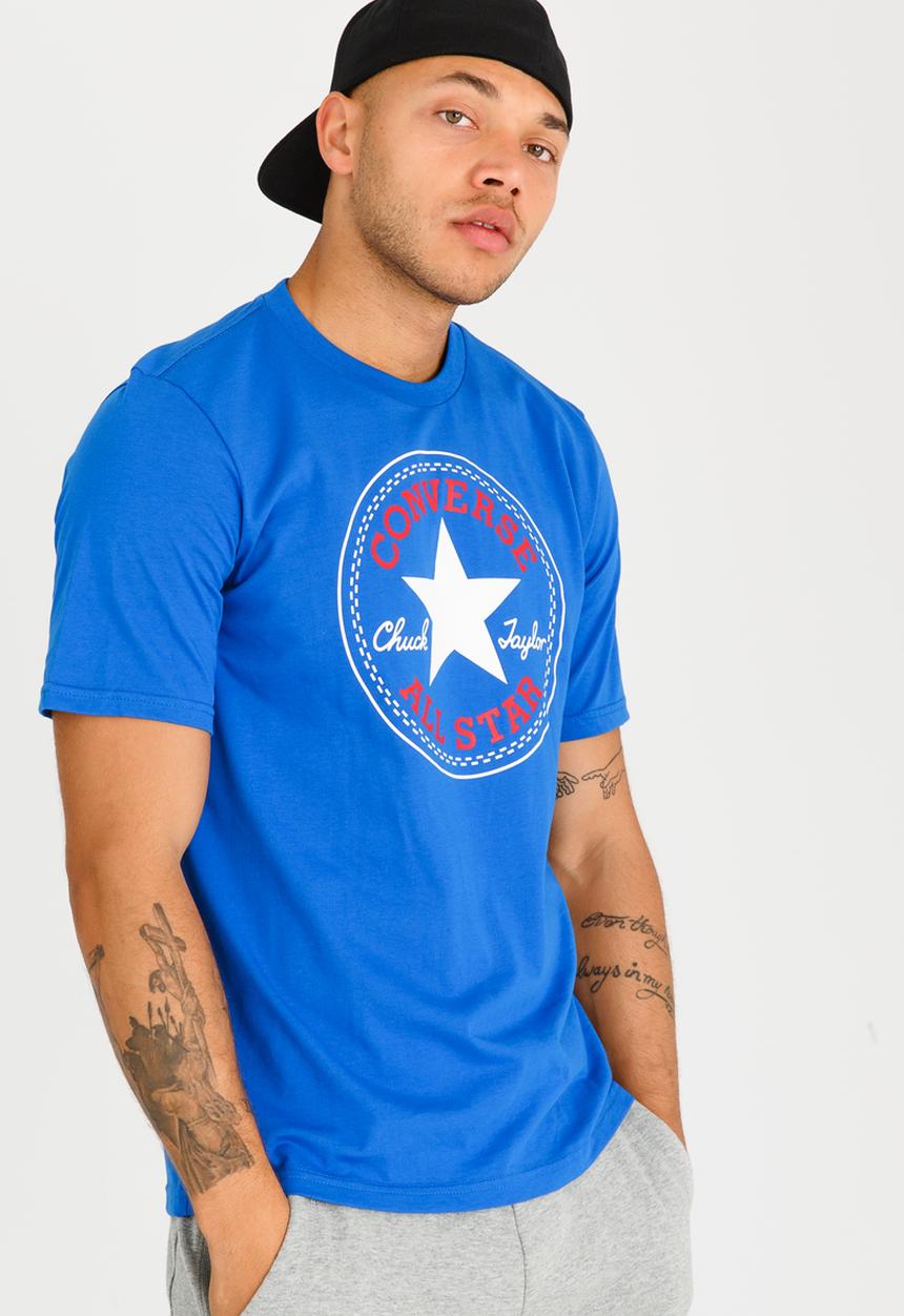 Converse - Chuck Patch  Crew Neck Tee Blue