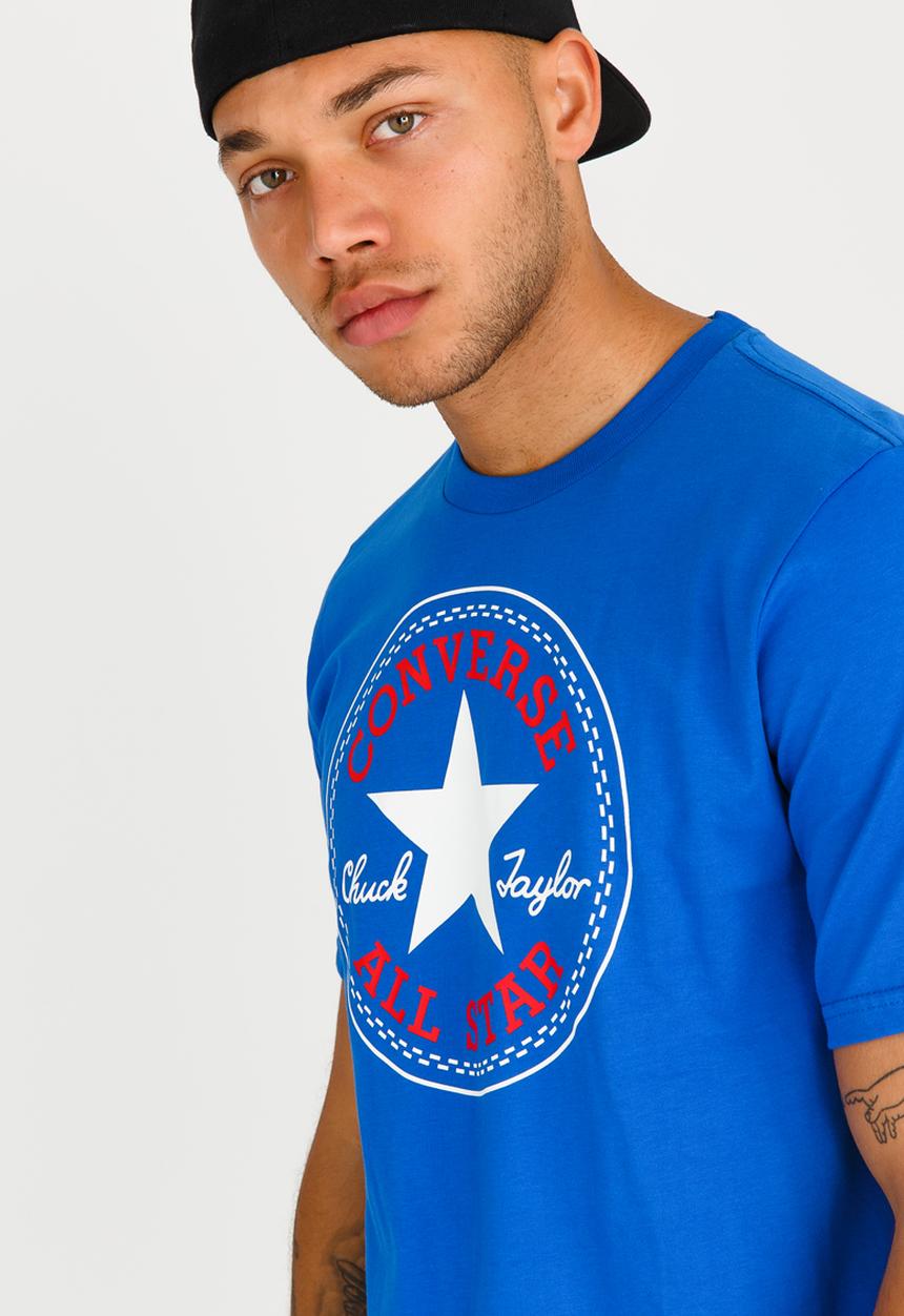 Converse - Chuck Patch  Crew Neck Tee Blue