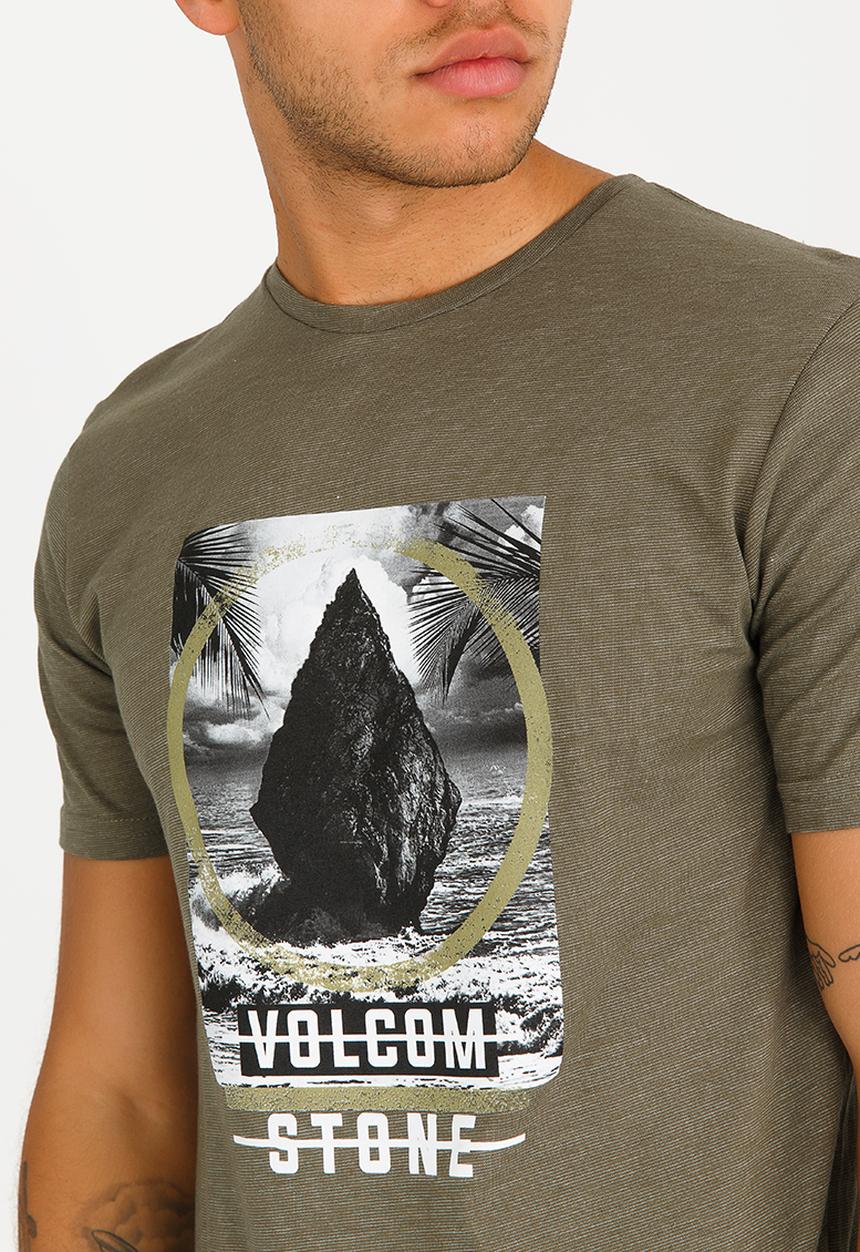 Volcom - Black Sand Tee Khaki Green