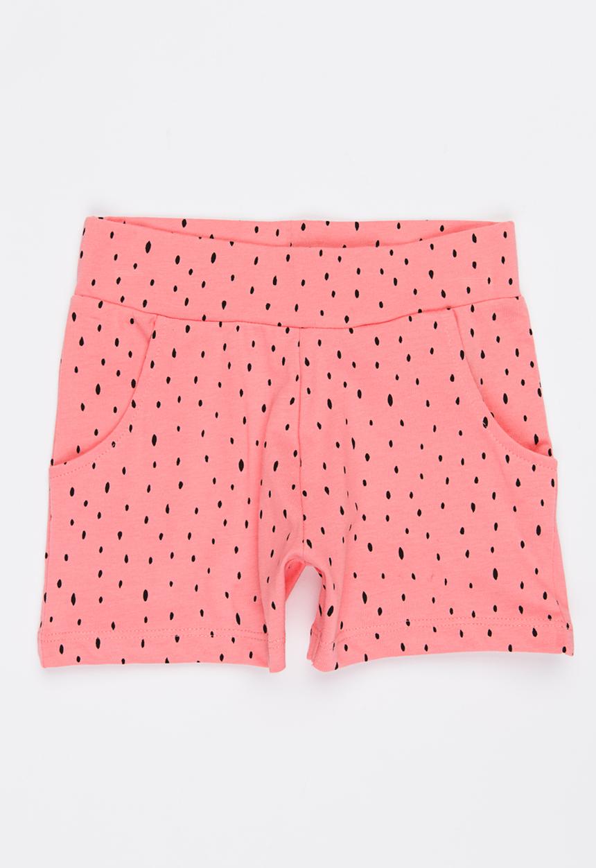 Name It - Printed Shorts Mid Pink