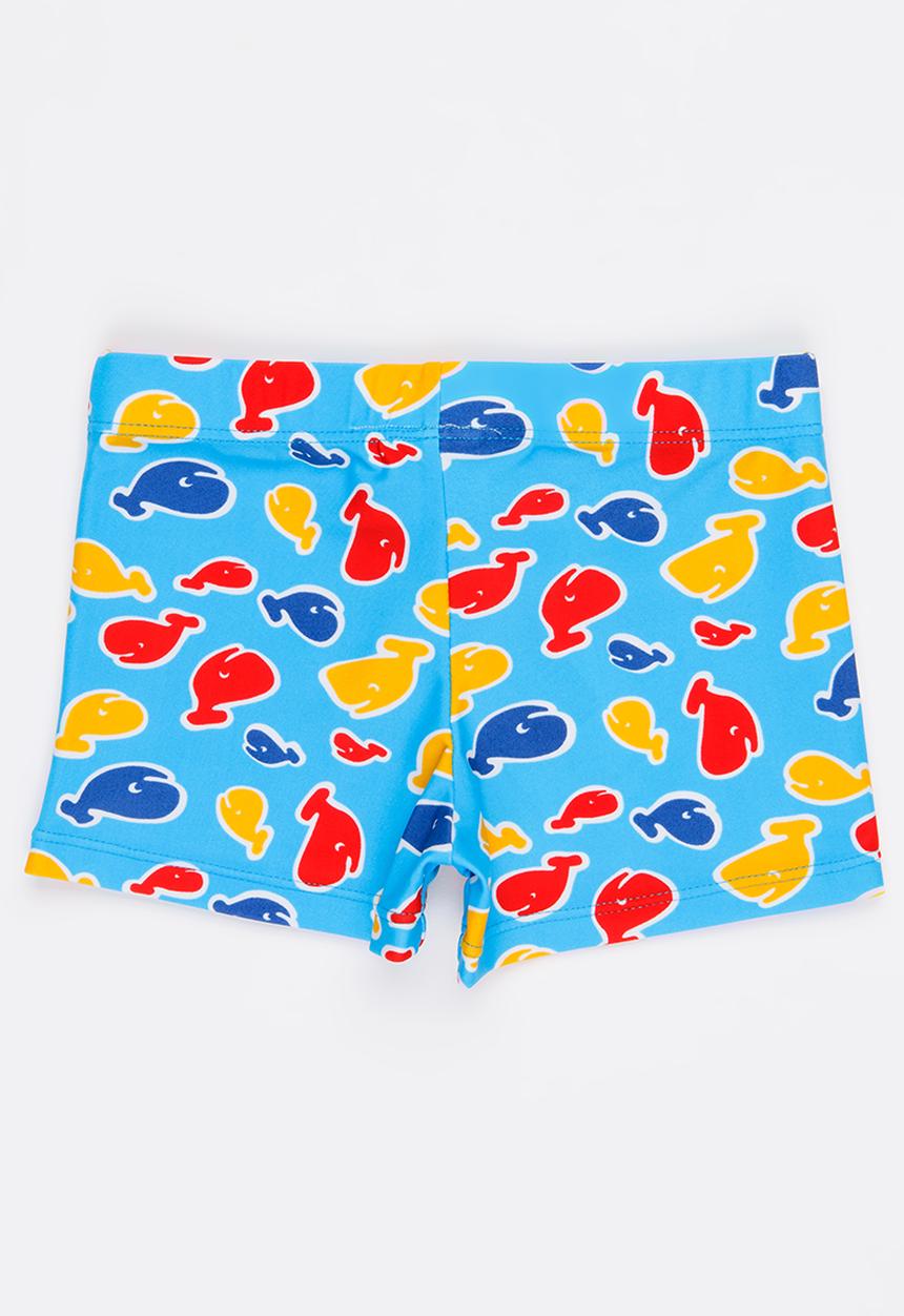 Pop Candy - Printed Swim Shorts Blue