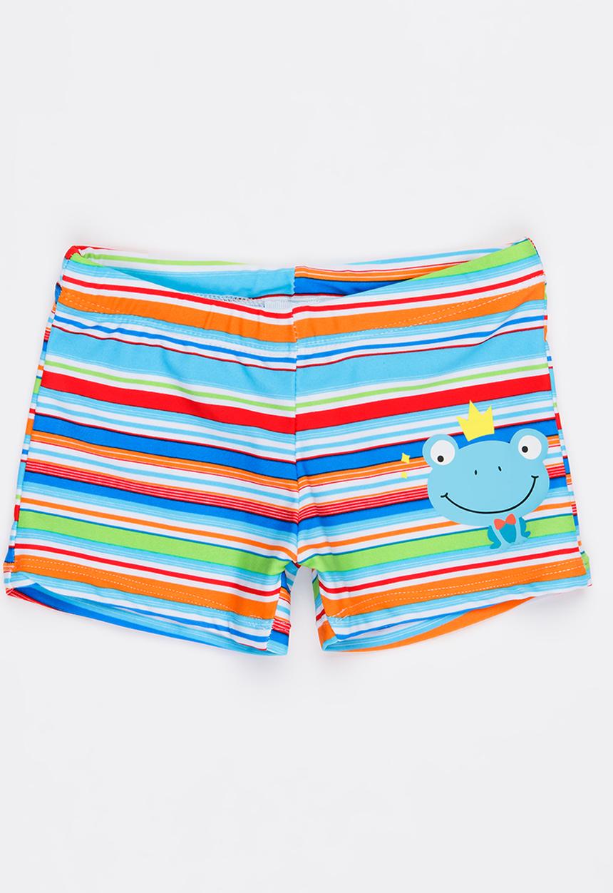 Pop Candy - Striped Swim Shorts Multi-colour