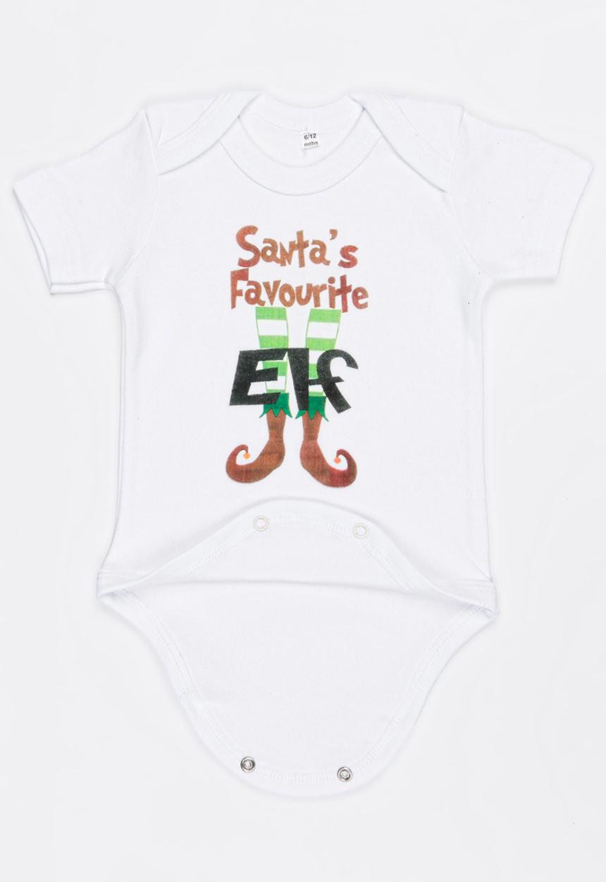 Funky Shop - Slogan Baby Grow White