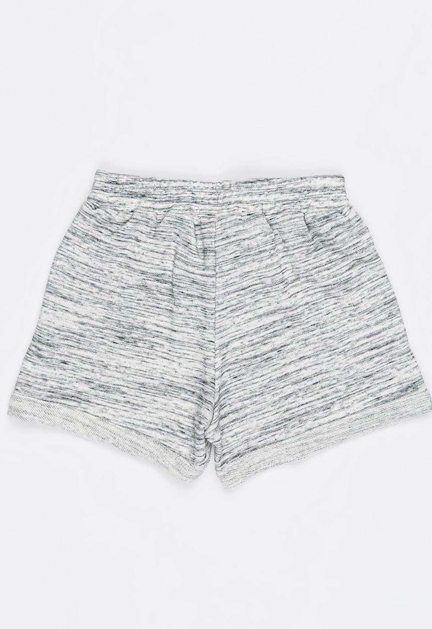Rebel Republic - Fleece Shorts Grey Melange