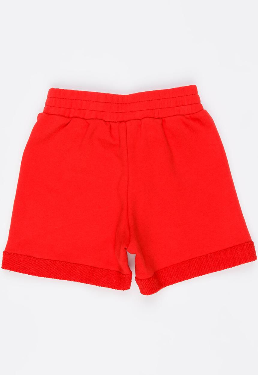 See-Saw - Knit Pull On Shorts Red