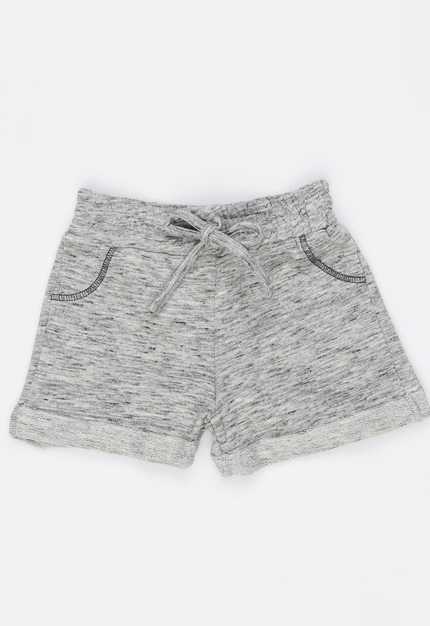 See-Saw - Fleece Shorts Grey Melange