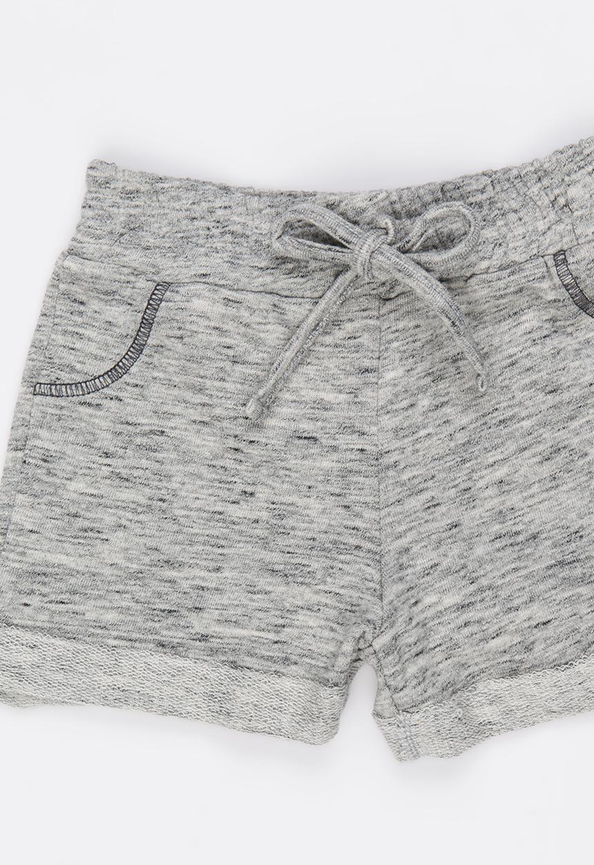 See-Saw - Fleece Shorts Grey Melange