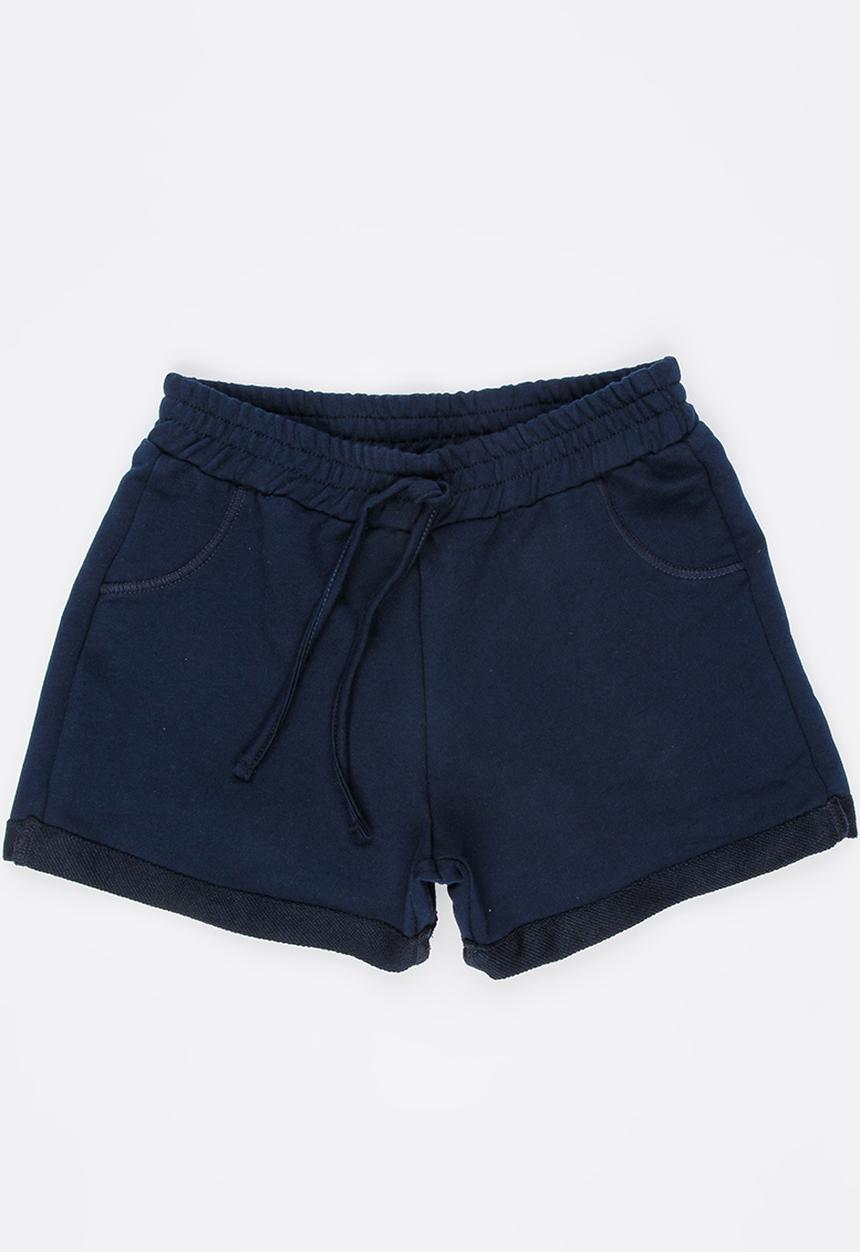 Rebel Republic - Knit Pull On Shorts Navy