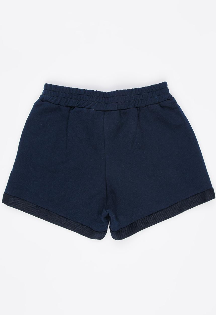 Rebel Republic - Knit Pull On Shorts Navy