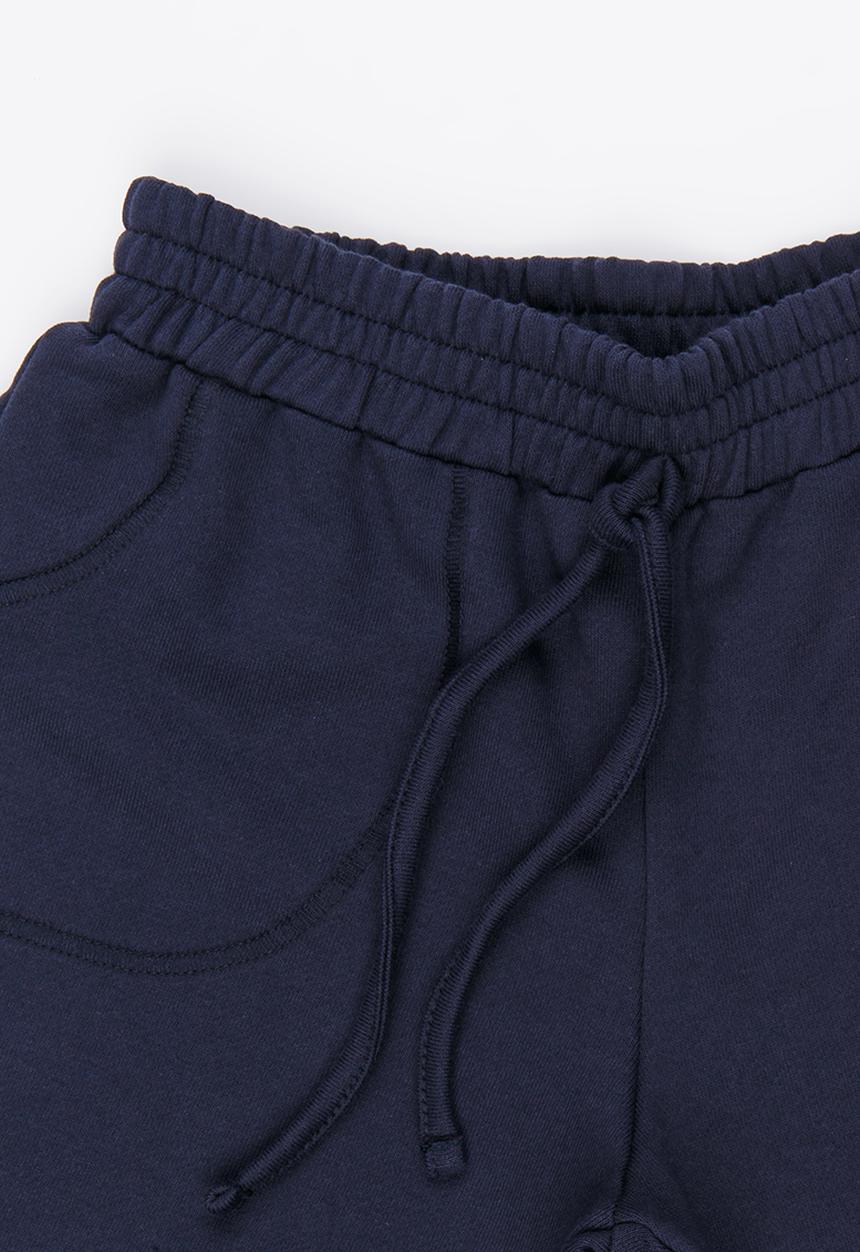 Rebel Republic - Knit Pull On Shorts Navy