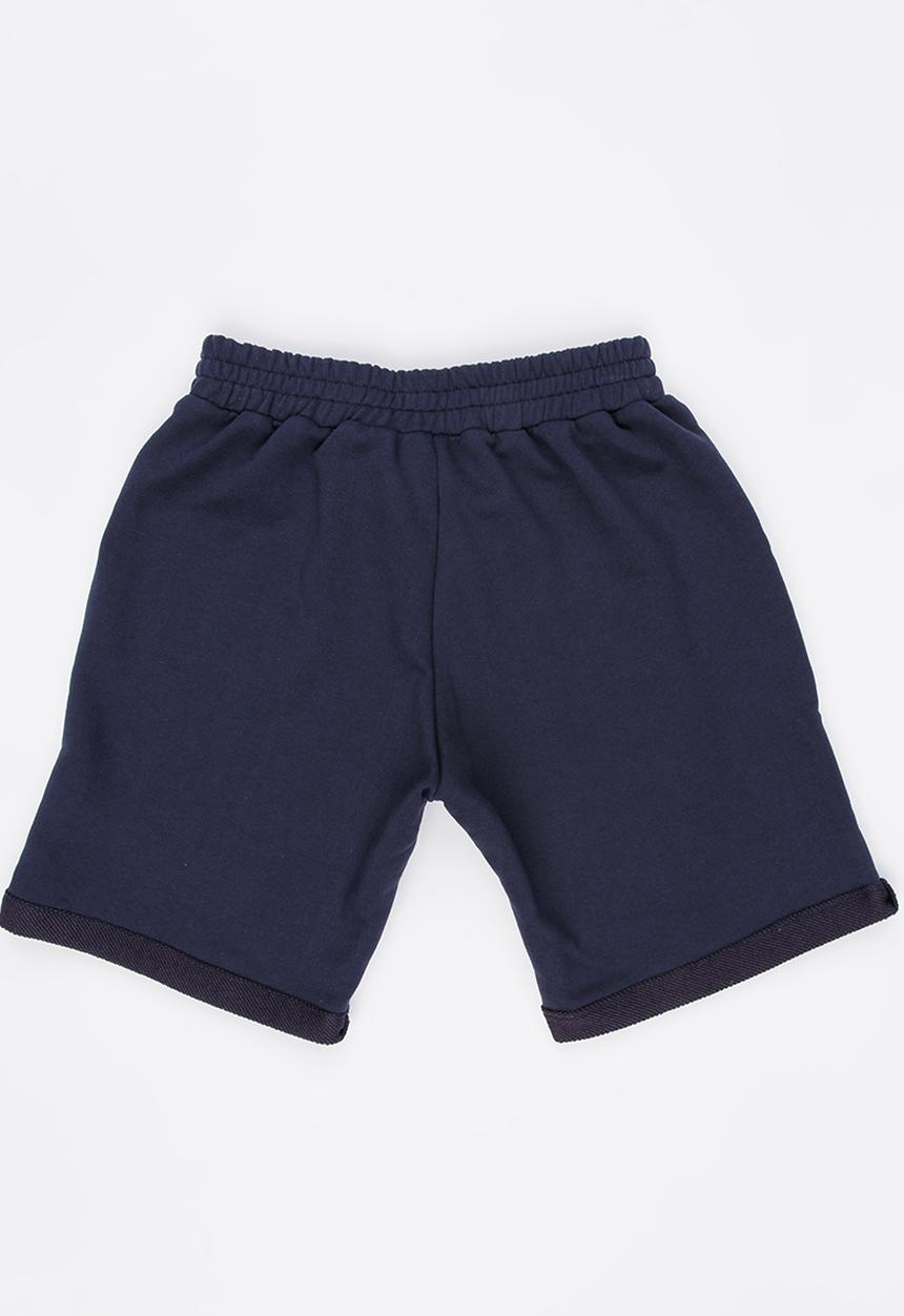 Rebel Republic - Knit Pull On Shorts Navy