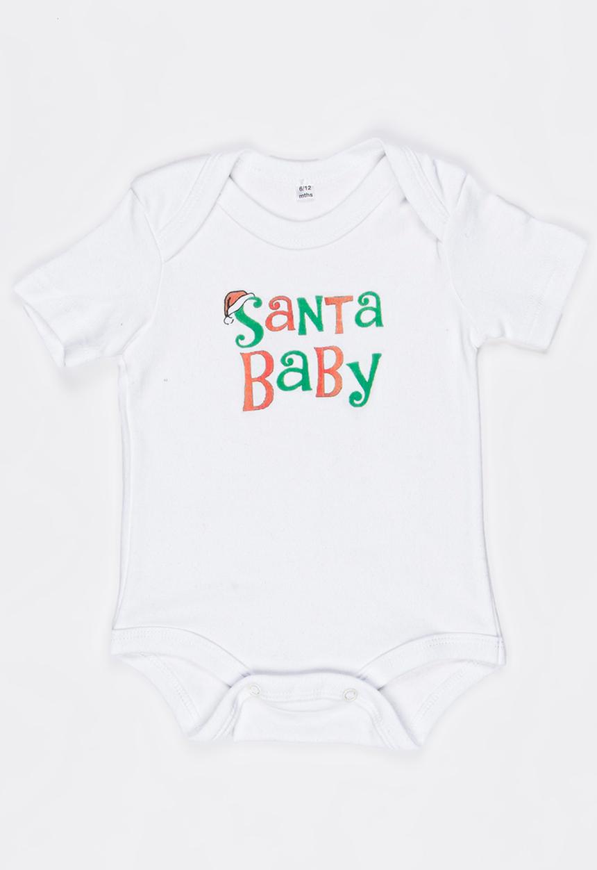 Funky Shop - Slogan Baby Grow White