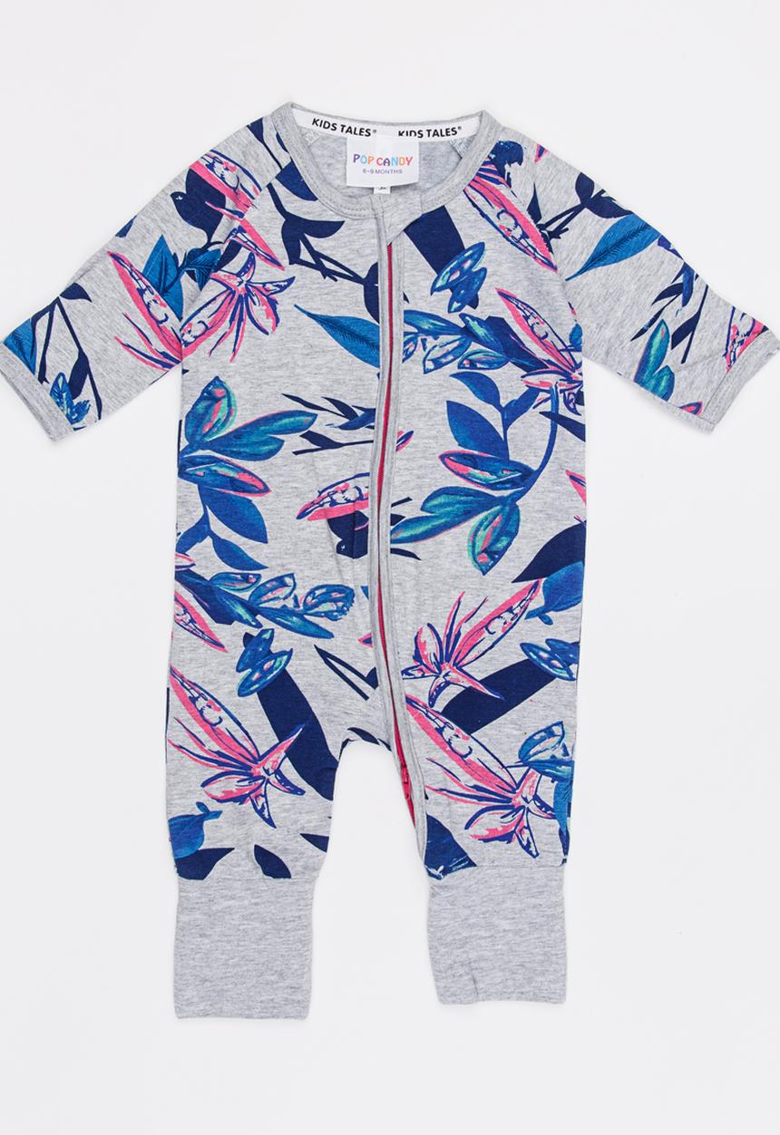 Pop Candy - Multi Printed Bodysuit Multi-colour