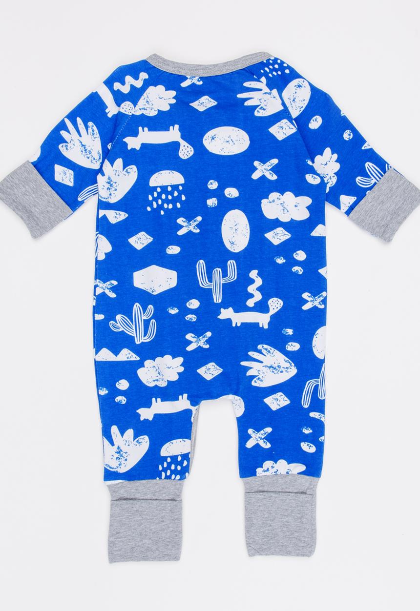 Pop Candy - Printed Full bodysuit Blue