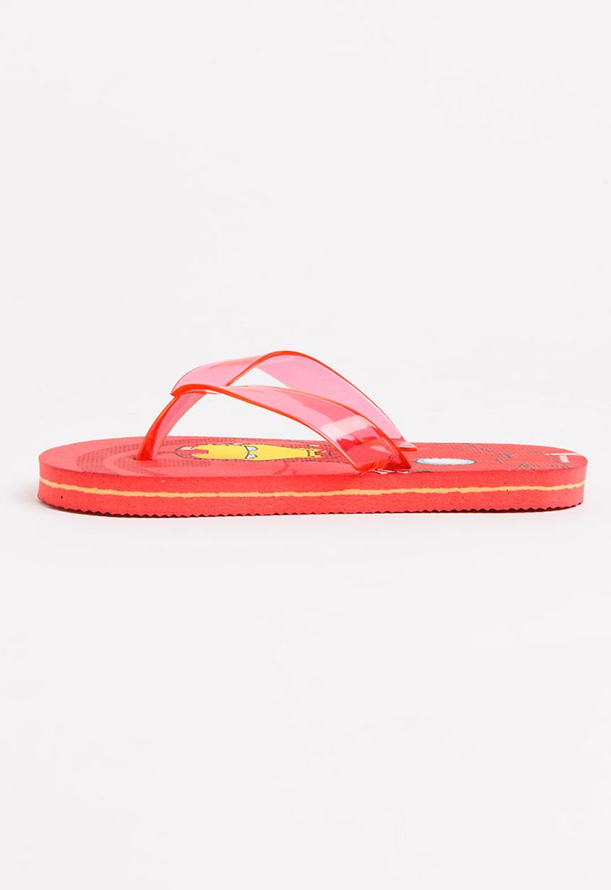Character Fashion - The Avengers Flip Flops Red