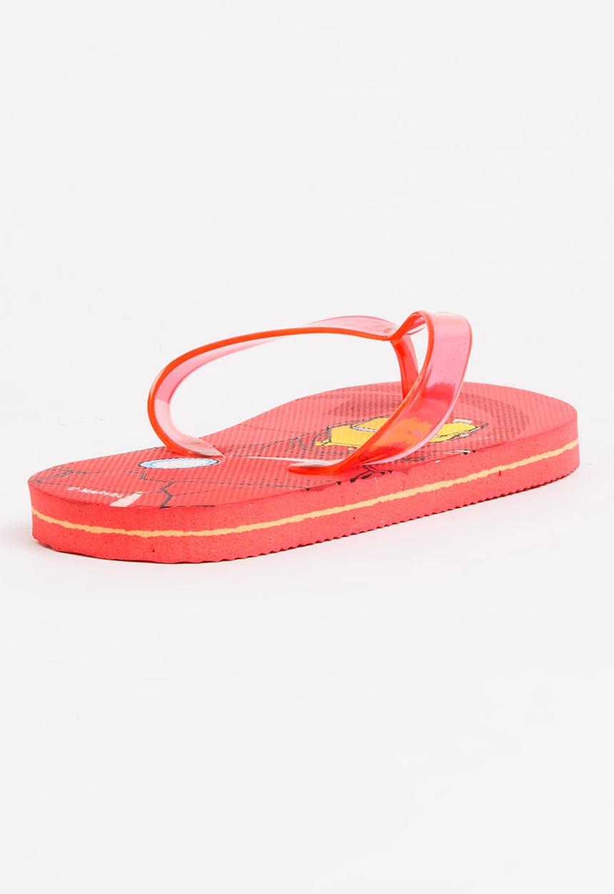 Character Fashion - The Avengers Flip Flops Red