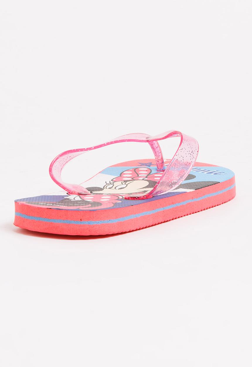 Character Fashion - Minnie Mouse Flip Flop Multi-colour