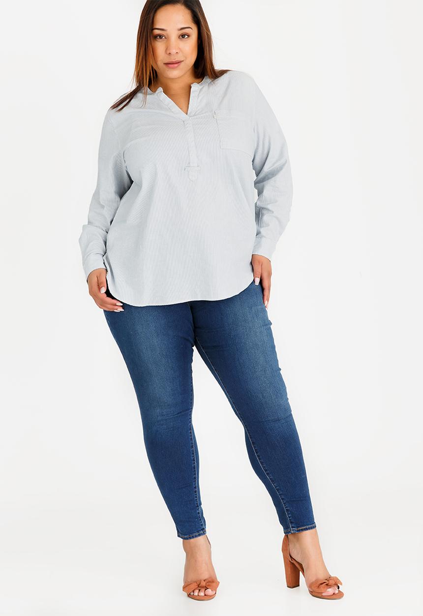Levi’s® - Easy Popover Top Mid Blue