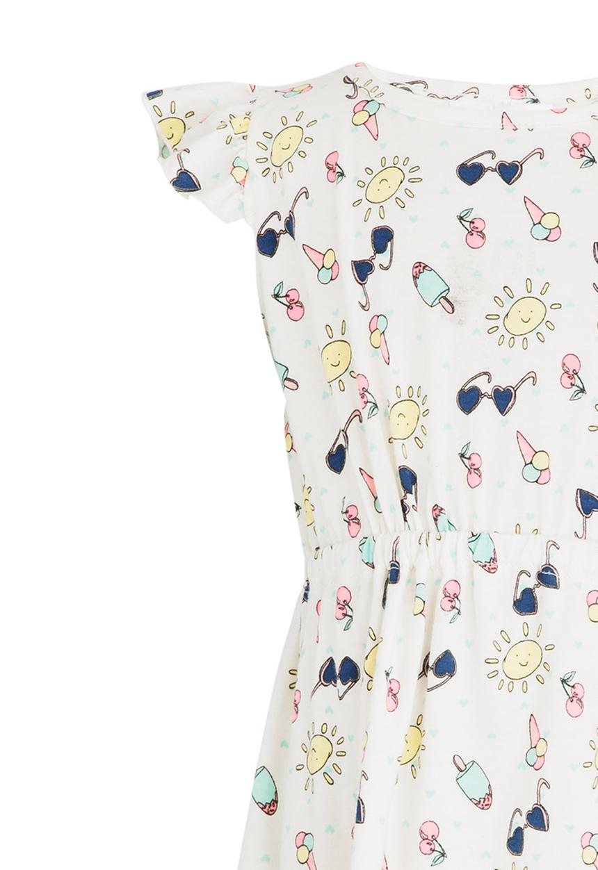 See-Saw - Mid Waist Knit Dress Multi-colour
