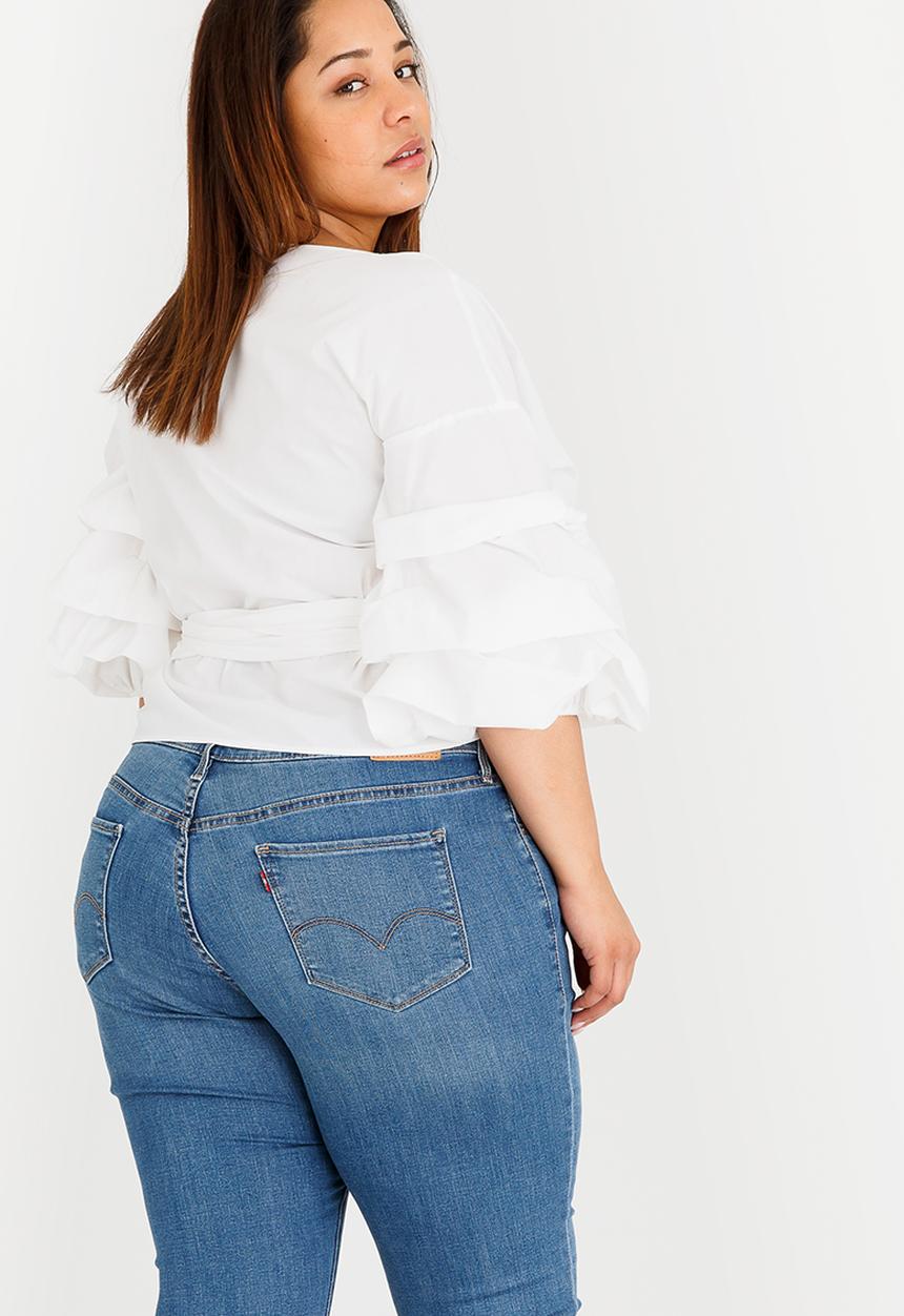 STYLE REPUBLIC PLUS - Puff Sleeve Blouse White