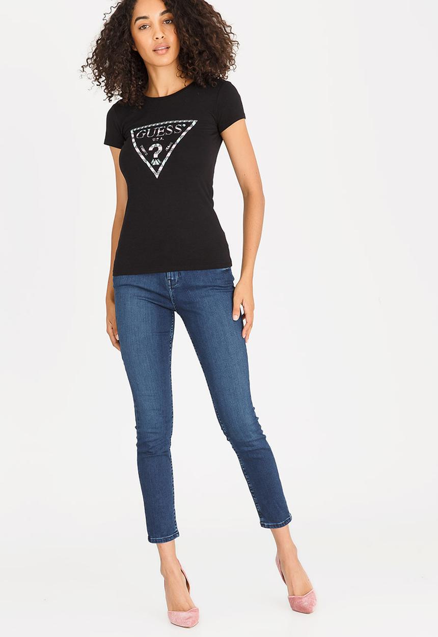 GUESS - Guess Desert Logo Tee Black