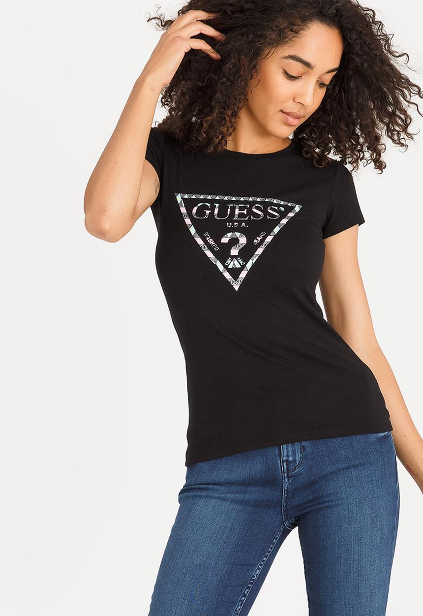GUESS - Guess Desert Logo Tee Black