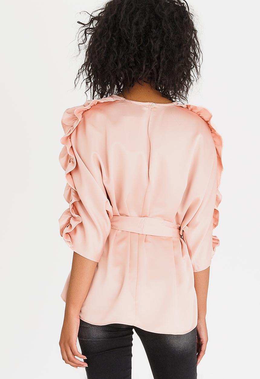 STYLE REPUBLIC - Frill Detail Blouse Pale Pink