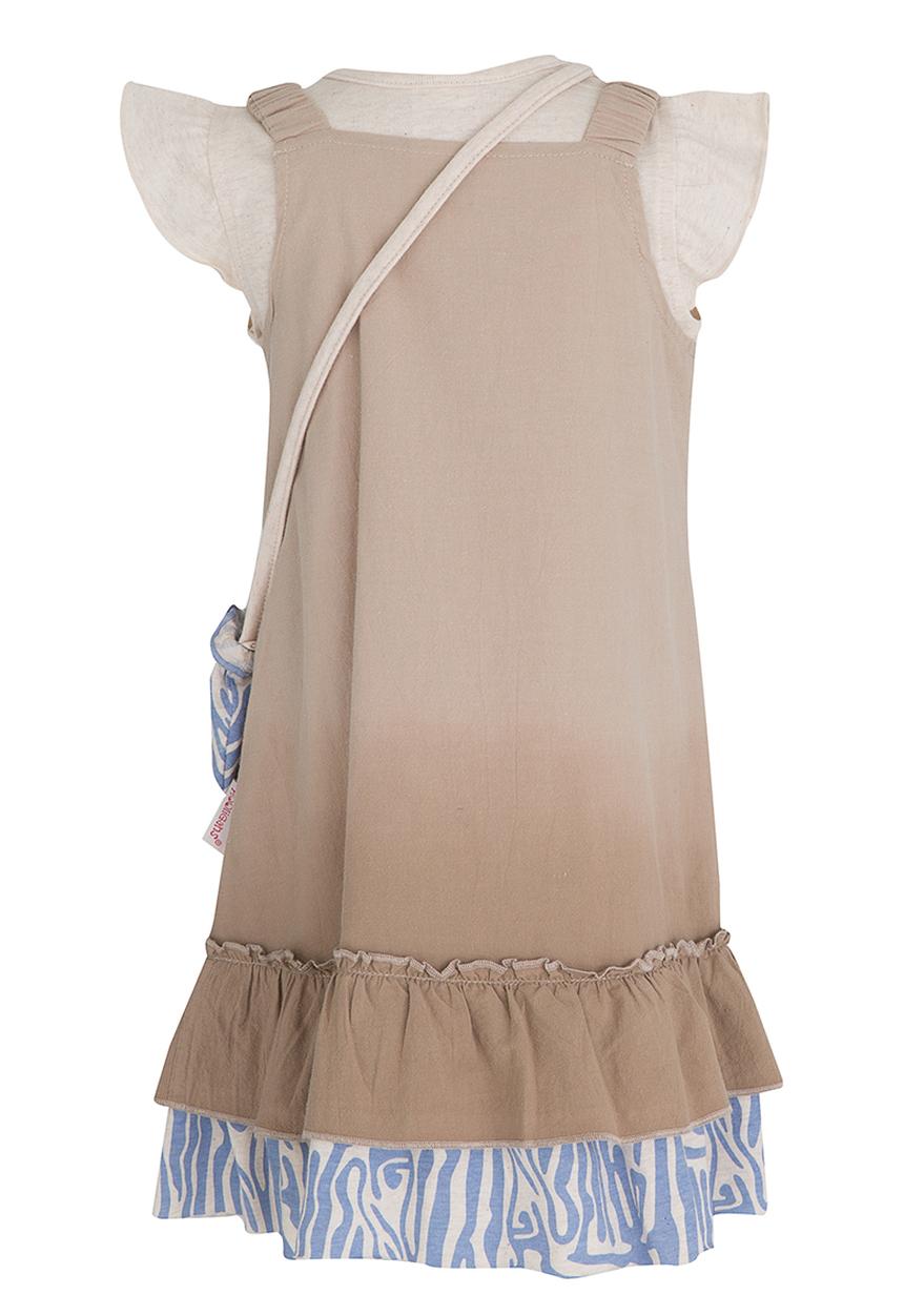 Hooligans - Zebra Heart Stone Dress Multi-colour