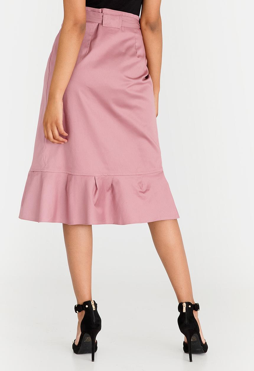 STYLE REPUBLIC - Wrap Midi Skirt Pale Pink
