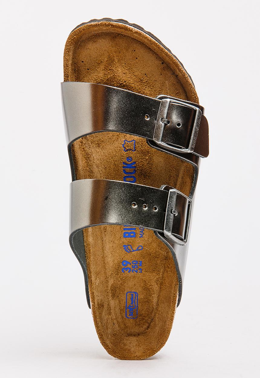 Birkenstock - Arizona regular - metallic anthracite