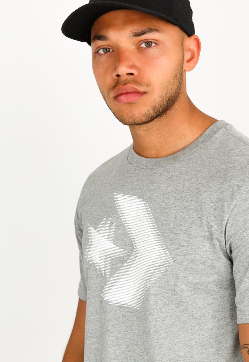 Converse - Lenticular Star Chevron Tee Grey